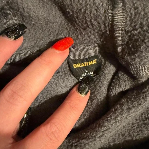 Brahma grey hoodie Size L #skater - Picture 3 of 3